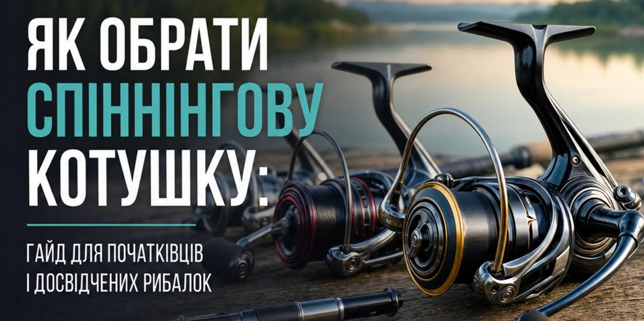Як обрати спіннінгову котушку: гайд для початківців і досвідчених рибалок