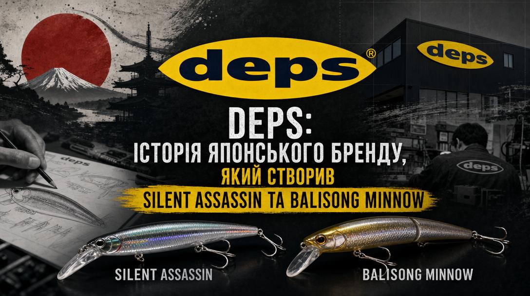 Deps: історія японського бренду, який створив Silent Assassin та Balisong Minnow