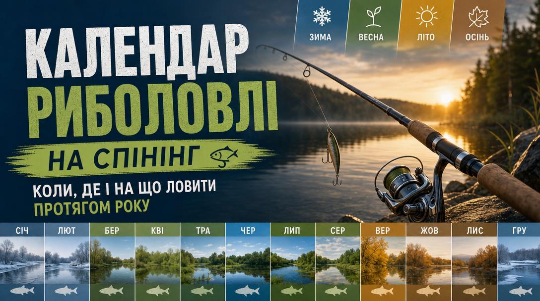 Календар риболовлі на спінінг: коли, де і на що ловити протягом року