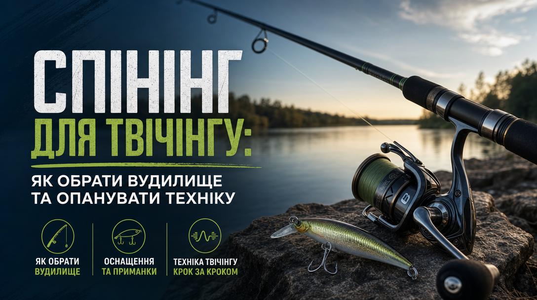 Спінінг для твічінгу: як обрати вудилище та опанувати техніку