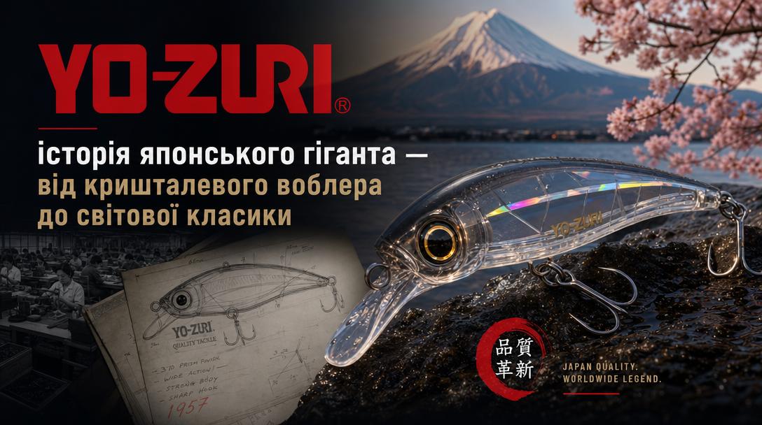 Yo-Zuri: історія японського гіганта — від кришталевого воблера до світової класики